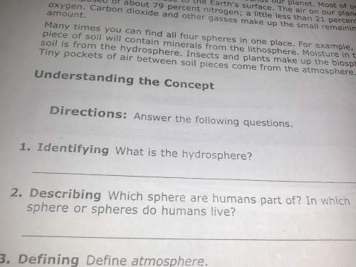 Which sphere are humans part of ? in which sphere humans live?
