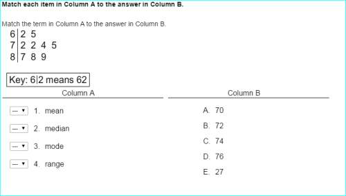 Match the term in column a to the answer in column b.