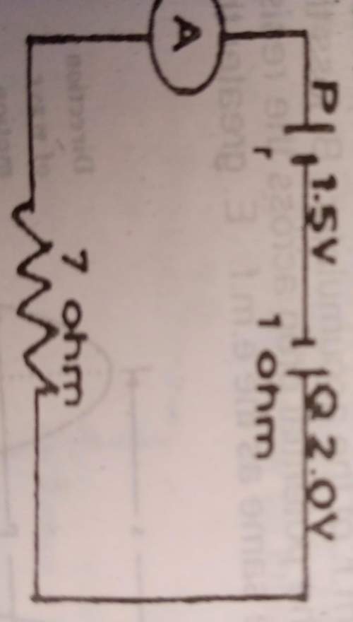 in the given circuit of fig. 3 the cell p has an e.m.f.1.5v and an unknown i