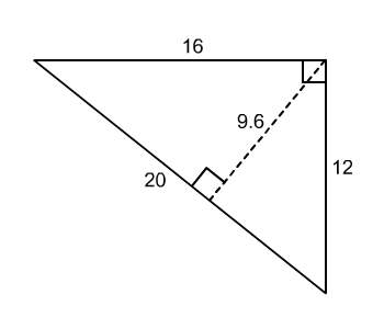 1. (1 pt) which pair is a base and corresponding height for the triang