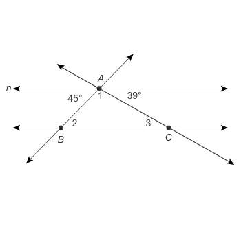 Line n ‖ line bc. which statements about the figure must be true?  choose al