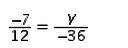In math! ? what value of y makes the equation true?  a. –28
