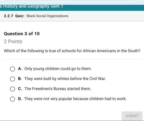 Which of the following is true of schools for african american in the south