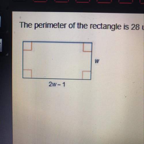 The perimeter of the rectangle is 28 units, what is the value of x?  5 units 7 uni