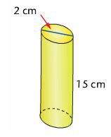 Find the surface area of the cylinder. use 3.14 for