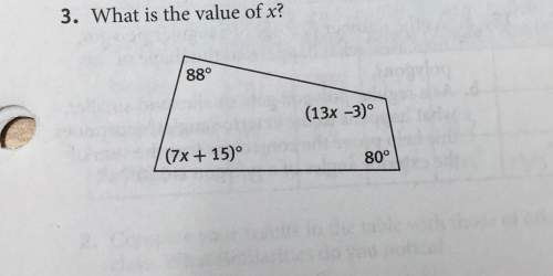 3. what is the value of x? 88(7x 150(13x -3)80