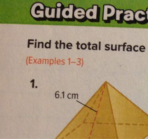 Find the total surface area of the pyramid. round to the nearest tenth.
