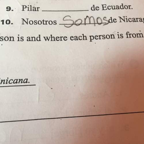 Where are these people from? complete each sentence with the correct form of the verb ser.