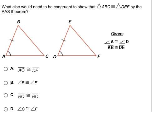 Which one has to be congruent?