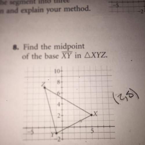 8. find the midpoint of the base xy in axyz.