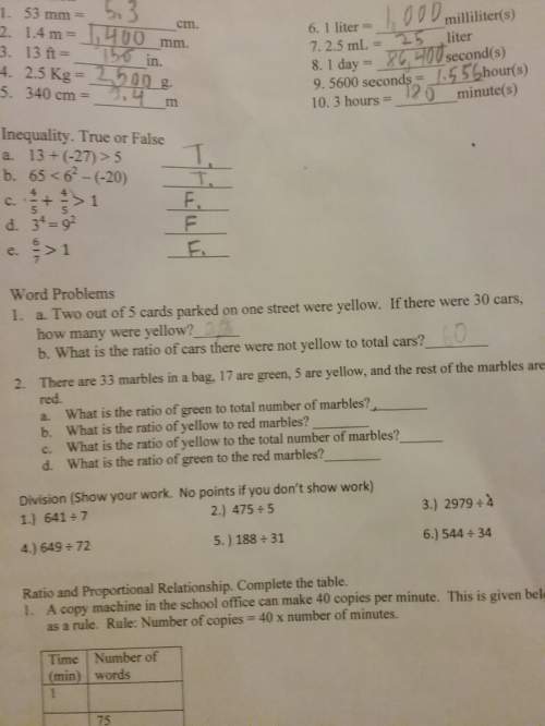 Can u only do number 2 a b c d the question about ratio
