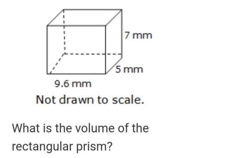What is the volume of the rectangular prisim explain .