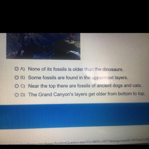 Choose the true statement about the grand canyon