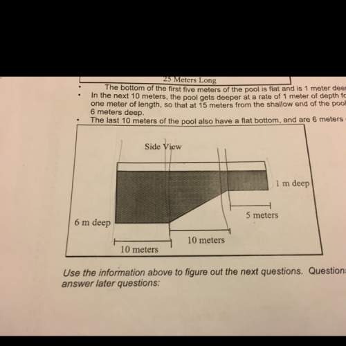 What is the area of one of the side of the pool me
