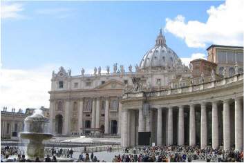 This is a photograph of saint peter's basilica. which of the following is true about this structure?