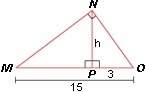 What is the value of h in the figure below?