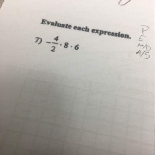 Can you evaluate the expression and show the work ?