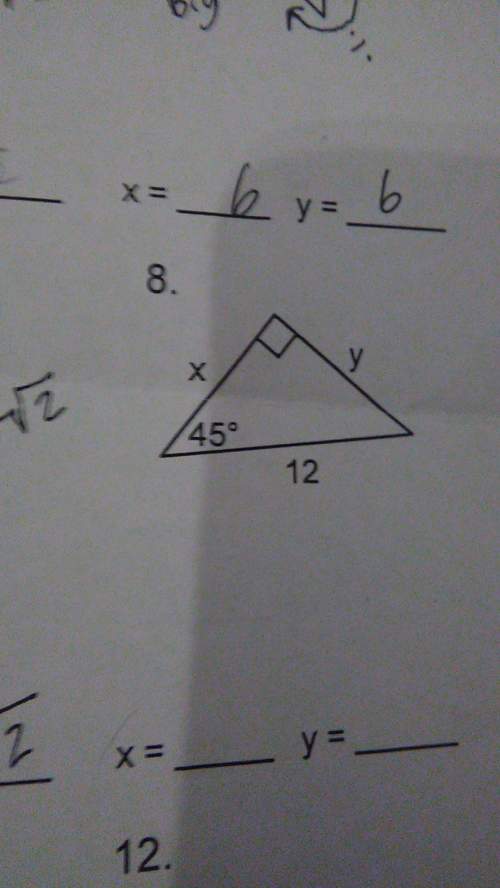 Ihave a special right triangle homework assignment but its to hard for me and i need on answer this