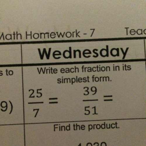 Write each fraction in its simplest form