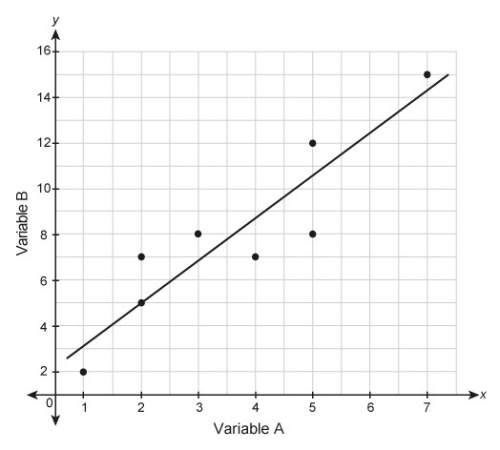 Which line is the best model for the data in the scatter plot?