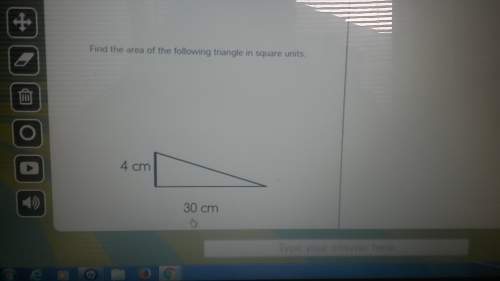 Ineed to find the square unit of the triangle