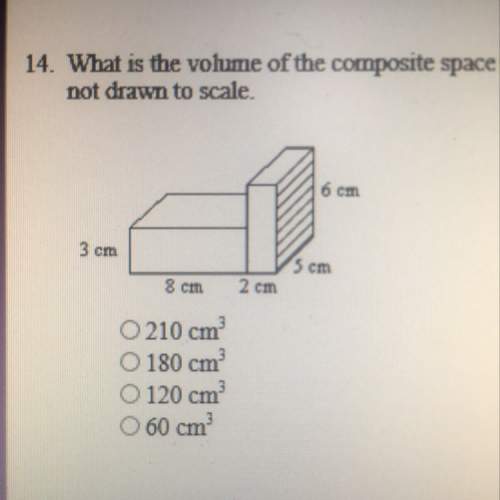 What is the volume of the composite space figure to the nearest whole number?