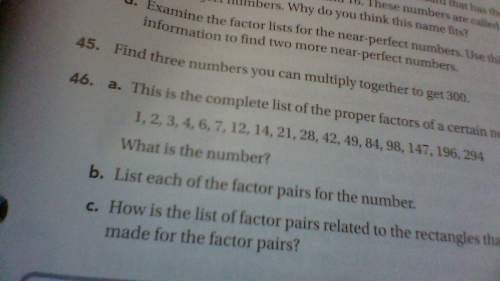 This is the complete list of proper factors of a numberwhat is the number
