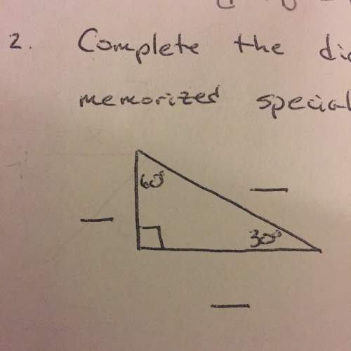 What are the special right triangle measures?