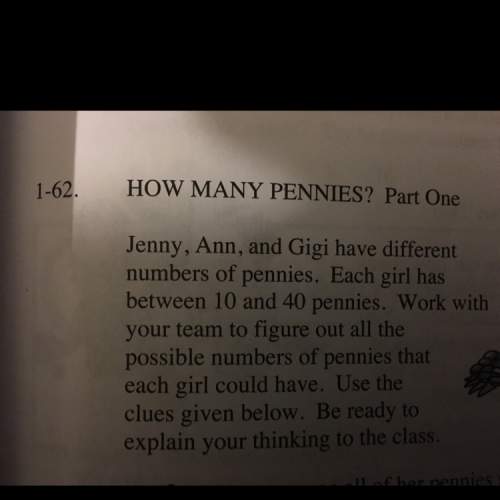 Jenny and gigi have different numbers between 10 and 40