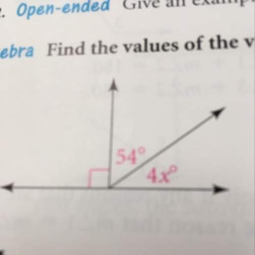 Find the values of the variables ( i have five more of these if you will me pls)
