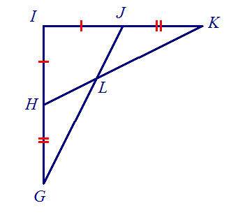 Is it possible to show that angle g is congruent to angle k