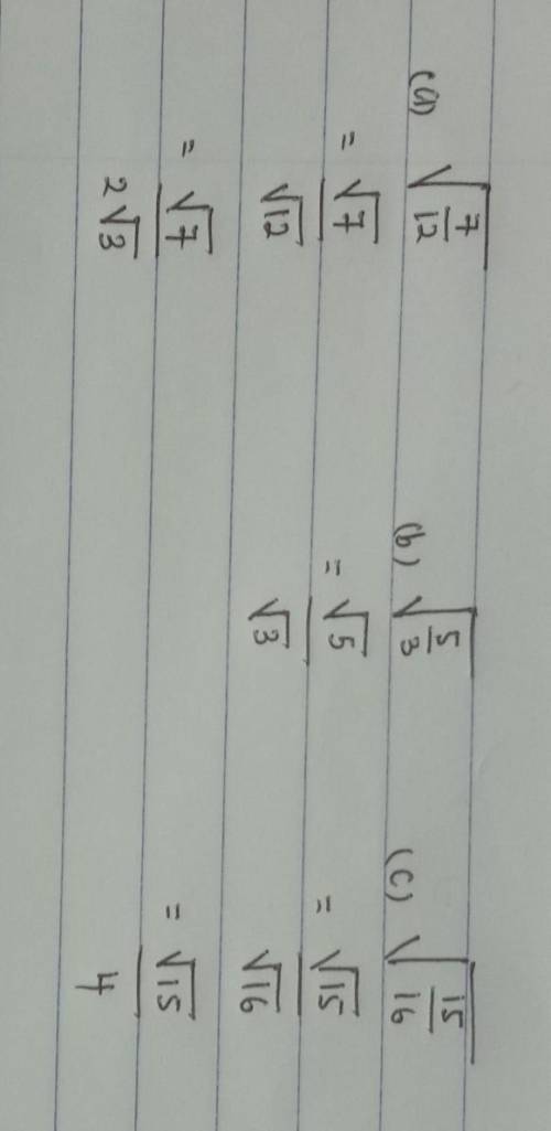 Which of these needs the denominator rationalized? -PLEASE HELP