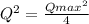 Q^2=\frac{Qmax^2}{4}