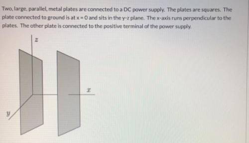 For the parallel plates mentioned above, the DC power supply is set to 24 Volts and the plate on the