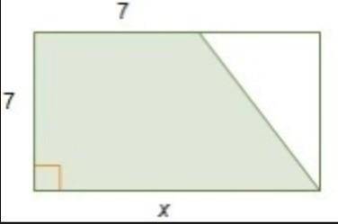 7

A section of a rectangle is shaded.
The area of the shaded section is 63 square units. What
is th