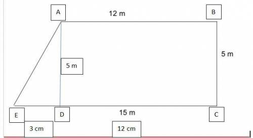 Bill needs to edge his yard with the dimensions in the shape below. What distance will he have walke