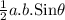 \frac{1}{2}a.b.\text{Sin}\theta