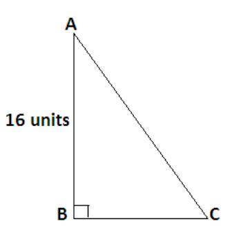 If triangle ABC, m B = 90°, cos(9 = 17, and AB = 16 units.

Based on this information, m
Note that t
