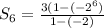 S_6 = \frac{3(1 - (-2^6)}{1 - (-2)}