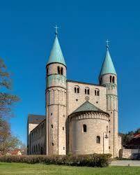 22

The church pictured above is an example of Ottonian architecture. Which of the following churche
