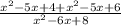 \frac{x^2-5x+4+x^2-5x+6}{x^2-6x+8}