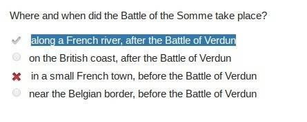 Where and when did the battle of the somme take place? along a french river, after the battle of ver