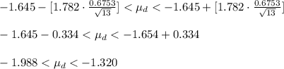 -1.645-[1.782\cdot\frac{0.6753}{\sqrt{13}}]