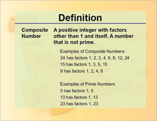 Factors that are composite to 60