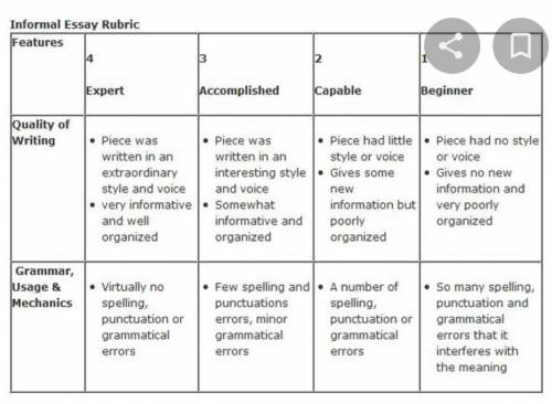 can somebody please give me an essay outline/rubric/sentence starters/paragraph put together helpers