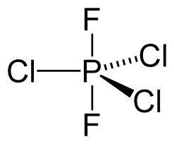 Structural formula PF2Cl3?