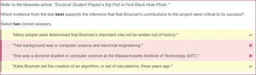 Refer to the Newsela article, Doctoral Student Played a Big Part in First Black Hole Photo.

How d