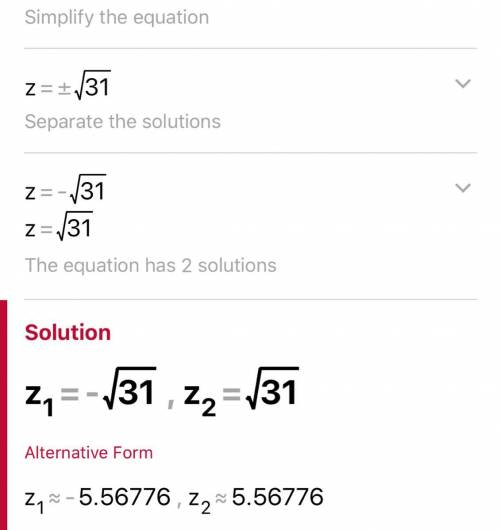 Z² =31 round z² to the nearest ten