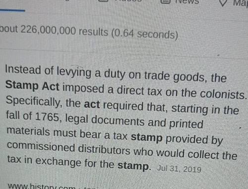What is The stamp act ?