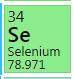 How many protons neutrons and electrons are in selenium
